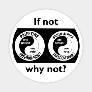 Free Palestine - Free South Africa Magnet